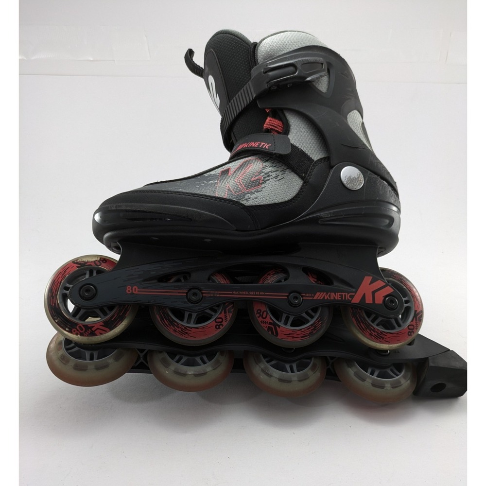 Womens K2 Kinetic 80 Pro W Inline Skates Roller Blades Black Pink Size 9.5 - Picture 5 of 6